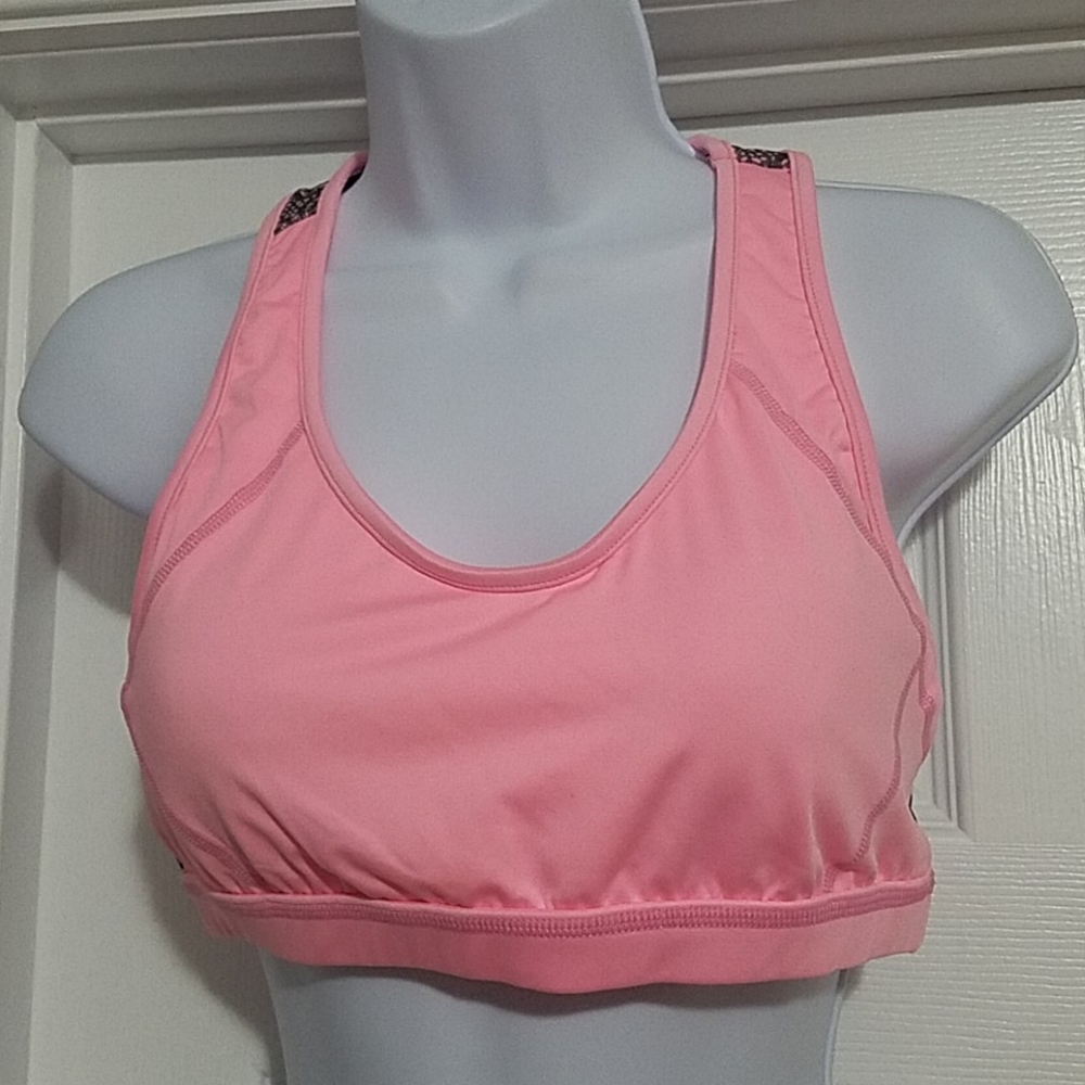 Pink Lotus High Impact Sports Bra - Picture 2 of 4